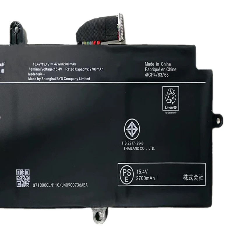 Bateria para Toshiba Dynabook Portege Pa5331u1brs P000831100 P000818700 G83 Ptg Tec A30 X30l R30 A40 a e g Ak01b Ak40b Ak03b 1c5 - Imagem 4