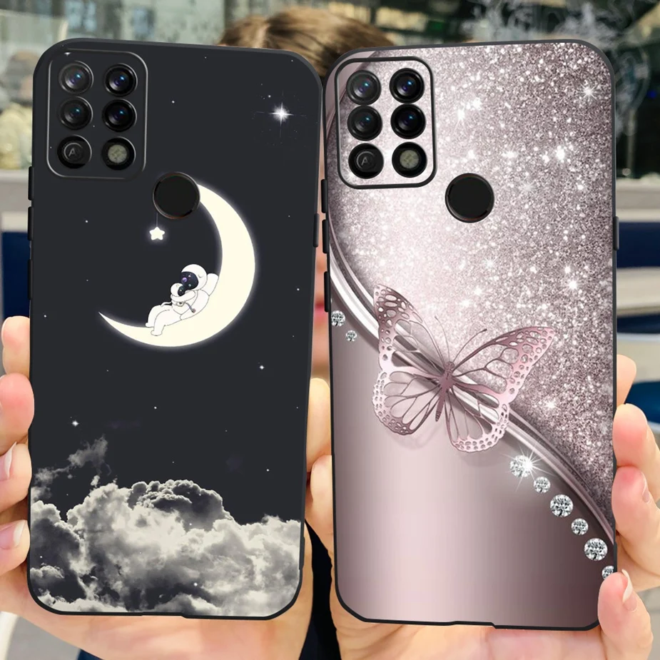 Colorful Matte Silicone Phone Case with Bumper Protection - 6.8'' Back Cover