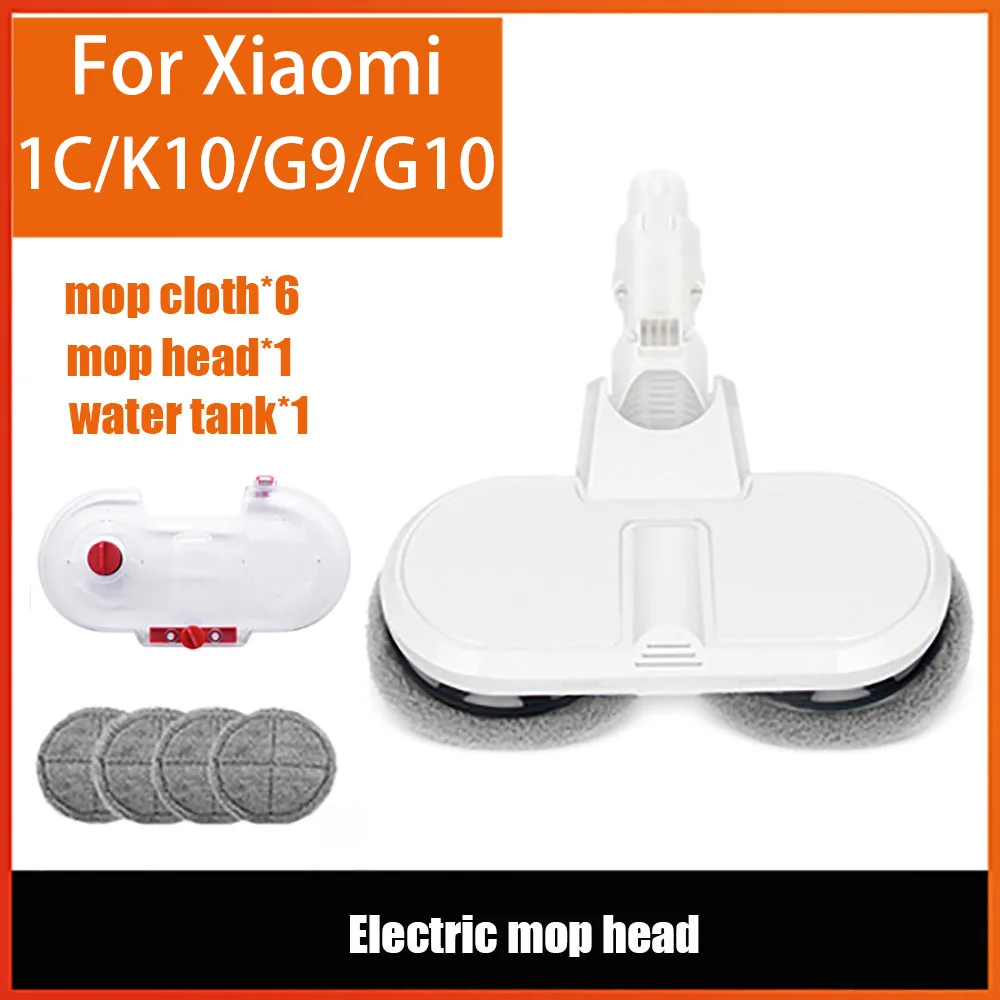 Testa Del Mocio Elettrico Per Xiaomi Mijia 1C K10 Aspirapolvere Xiaomi Mijia G9 G10 Spazzola Per Pavimenti Con Serbatoio Dell'Acqua Set Testa Del Moci
