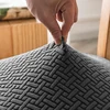 Stretch Rectangle Bar Stool Covers Jacquard Vanity Stool Cover Washable Counter Stool Covers Bar Stool Seat Covers Saddle Seat 5