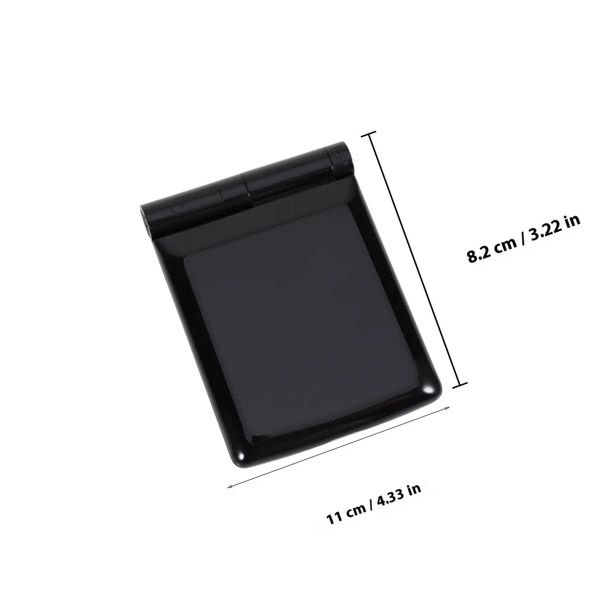 LED 메이크업 거울 소형 휴대용 조명 접이식 거울 8개의 LED 조명 1:2 배율 330도 회전 가능