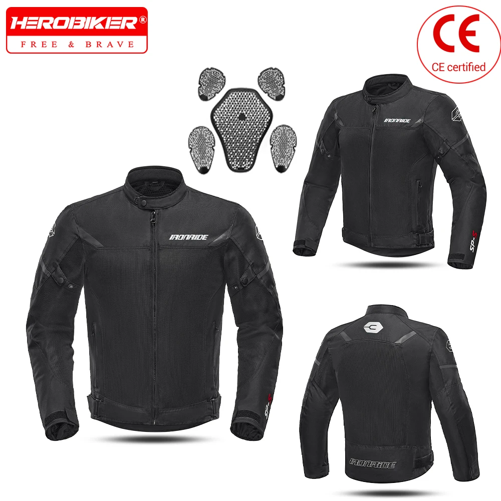 오토바이 라이딩 자켓 여름 통기성 자켓 오토바이 레이싱 자켓 편안한 소프트 메쉬 이동식 CE 보호 장비
