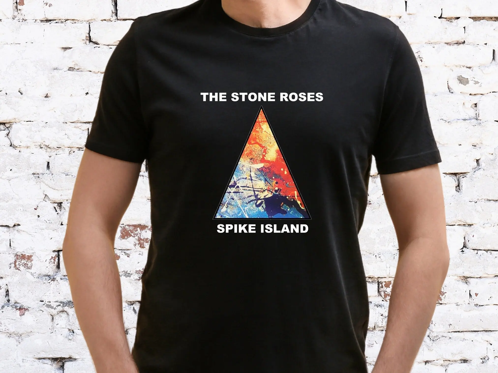 T-Shirt Spike Island, The Stone Roses, Disponibile In Unisex E Ladies Fit