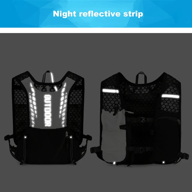 Hydration Running Vest Waterproof Water Bladder Daypack Breathable Outdoors Hydration Pack for Hiking Trail Running 5