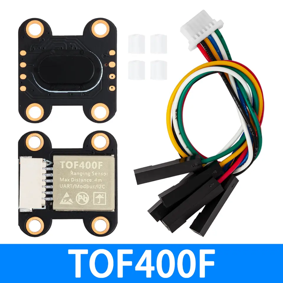 VL6180 VL53L0 VL53L1 Time-of-Flight (ToF) Laser Ranging Built-in MCU Algorithm TOF050F TOF200F TOF400F 50CM/2M/4M MODBUS/IIC I2C image 7