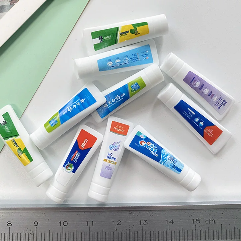 1/12 Scale Dollhouse Miniature Shampoo Toothpaste Toiletries Scene Model for ob11 Blyth Doll Accessories doll house toys
