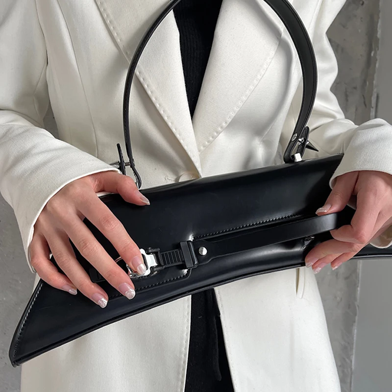 Moto & Biker Underarm Bags for Women Luxury Designer Handbags And Purses Lady Shoulder Tote