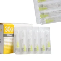 100pcs/box 30G 4mm 13mm Disposable Needle Small Painless Tattoo Needle Injection Needle surgical tool 2