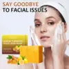 Lemon Turmeric Kojic Acid Brightening Soap 2