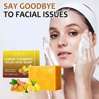 Lemon Turmeric Kojic Acid Brightening Soap 2