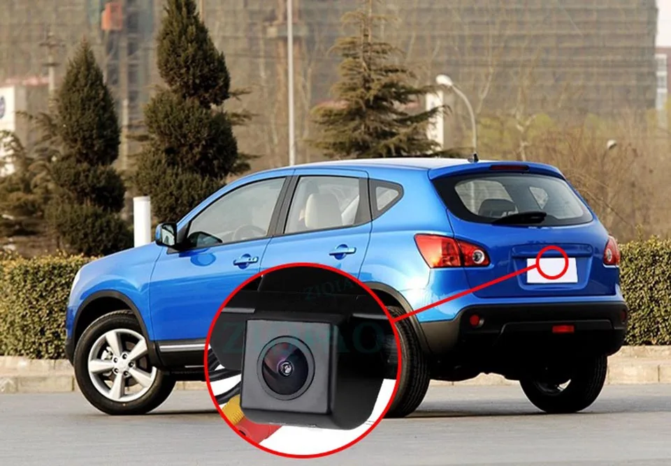 ZIQIAO für Nissan X-Trail T31 Pathfinder Juke Qashqai Serena Almera Latio Versa NV200 Peugeot RCZ 301 307 308 Rückfahrkamera HS024 – Detail 9