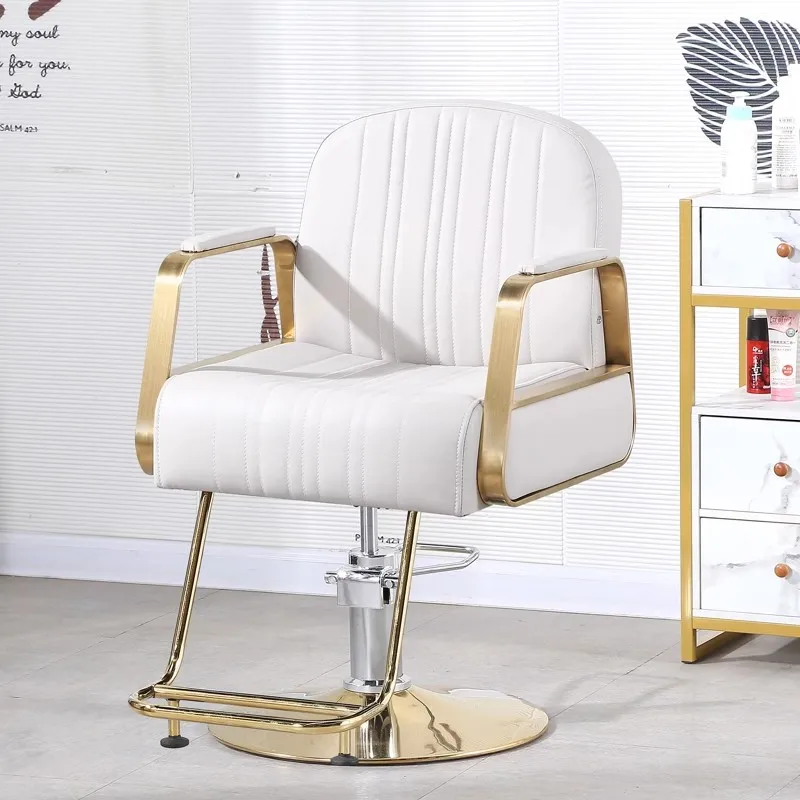 Salon Vanity Barber Chairs Stylist Facial Aesthetic Hairdressing Barber Chairs Professional Sillas De Barberia Modern Furniture manicure beauty barber chairs hairdressing stylist cosmetic stool barber chairs esthetician sillas de barberia modern furniture