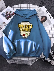 World Famous Beets Schrute Farms Crop Printing Prints Sweatshirt Women'S Warm Softsportshirt Casual Hoodies Loose Female Tops