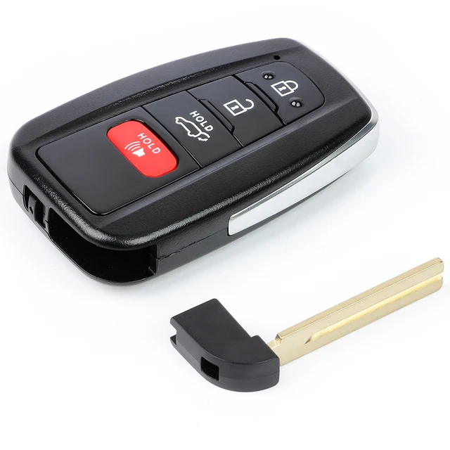 Keyecu 4ปุ่ม314.3MHz สำหรับ Toyota Highlander 2021 2022 2023อัตโนมัติรีโมทคอนโทรลอัจฉริยะที่ห้อยกุญแจ HYQ14FLA 231451-3450 8990H-0E370 6