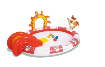 Pool Slide Water Games Children Inflatable Toys Waterslide Inflatable Toy for Child Water Play Spray