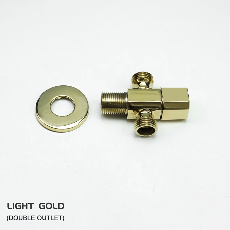 2 Outlets Light Gold