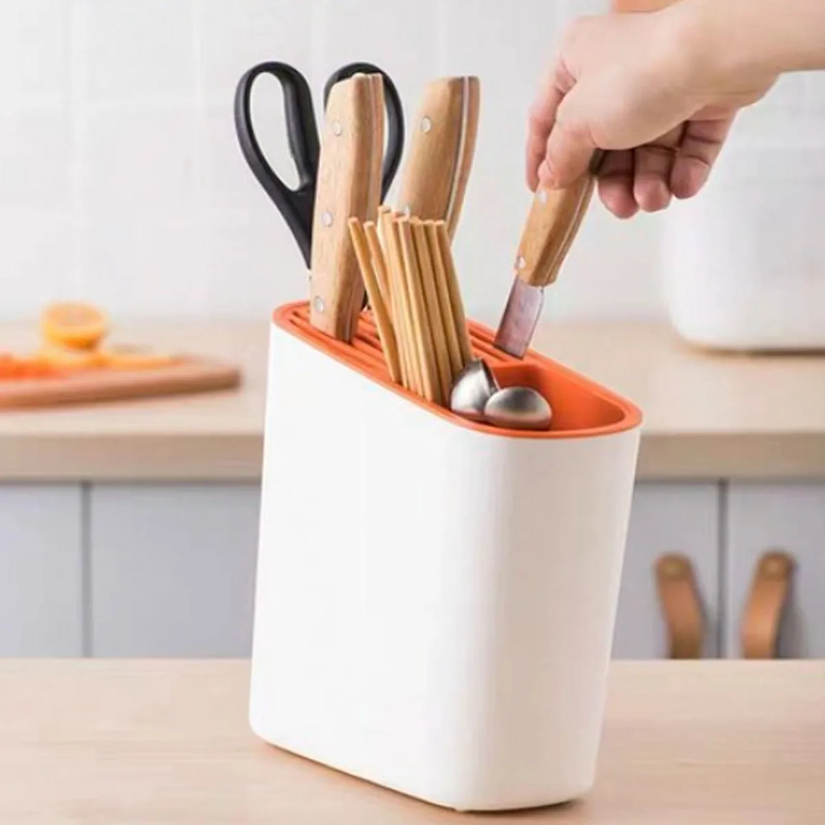 Multifunctional Kitchen Cutlery Rack