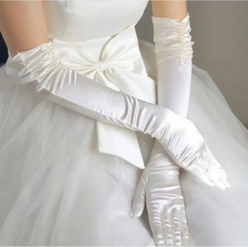 Bridal Gloves Beaded Finger Wedding Accessories