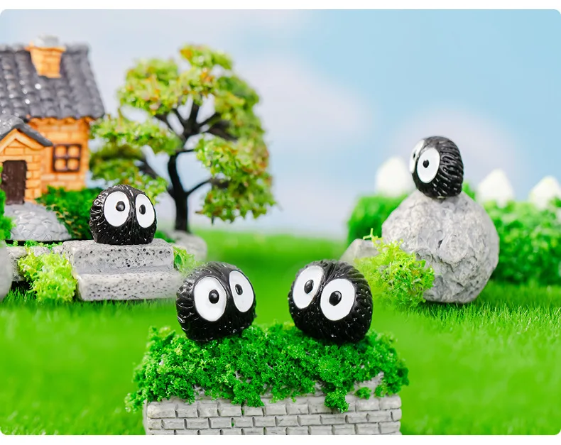 60 Stück Leuchtende Mini-Eulen Aus Kunstharz - Nachleuchtende Garten Deko Für Mikrolandschaften