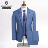 DARO( Jacket + Vest + Pants ) High-end Brand Boutique Fashion Solid Color Mens Casual Business Suit 3Piece Set Wedding DRSV83703 6