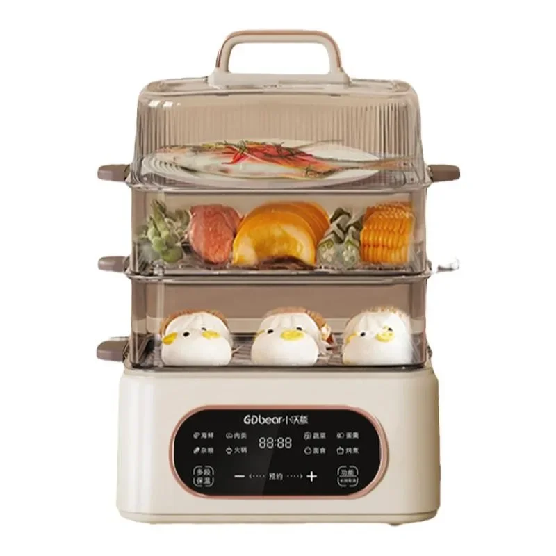 Electric steamer Intelligent reservation Integrated electric steamer Household small three-layer multi-functional new 5