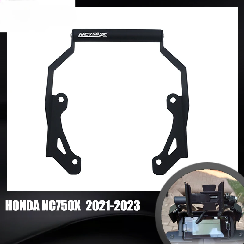 Support GPS Téléphone Moto Honda NC750X 2021-2024 – Extension Barre, Fixation Aluminium Anti-vibration