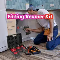 PVC Pipe Fitting Reamer Pipe Reamer Practical Plumbing Tool  Portable Pipe Fitting Tool for Water Lines Drain Lines PVC Pipes 1