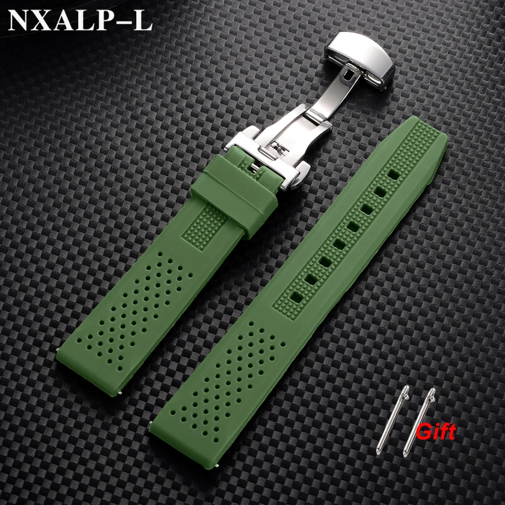 Breathable Silicone Quick Release Universal Watch Strap - Elegant Wristband