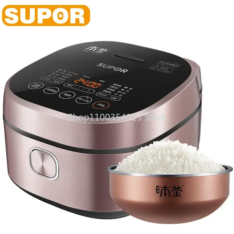 

Рисоварка многофункциональная электрическая 4 л, внутренняя кастрюля из нержавеющей стали, пароварка, рисоварка, тушение, суп и каша SF40HC43