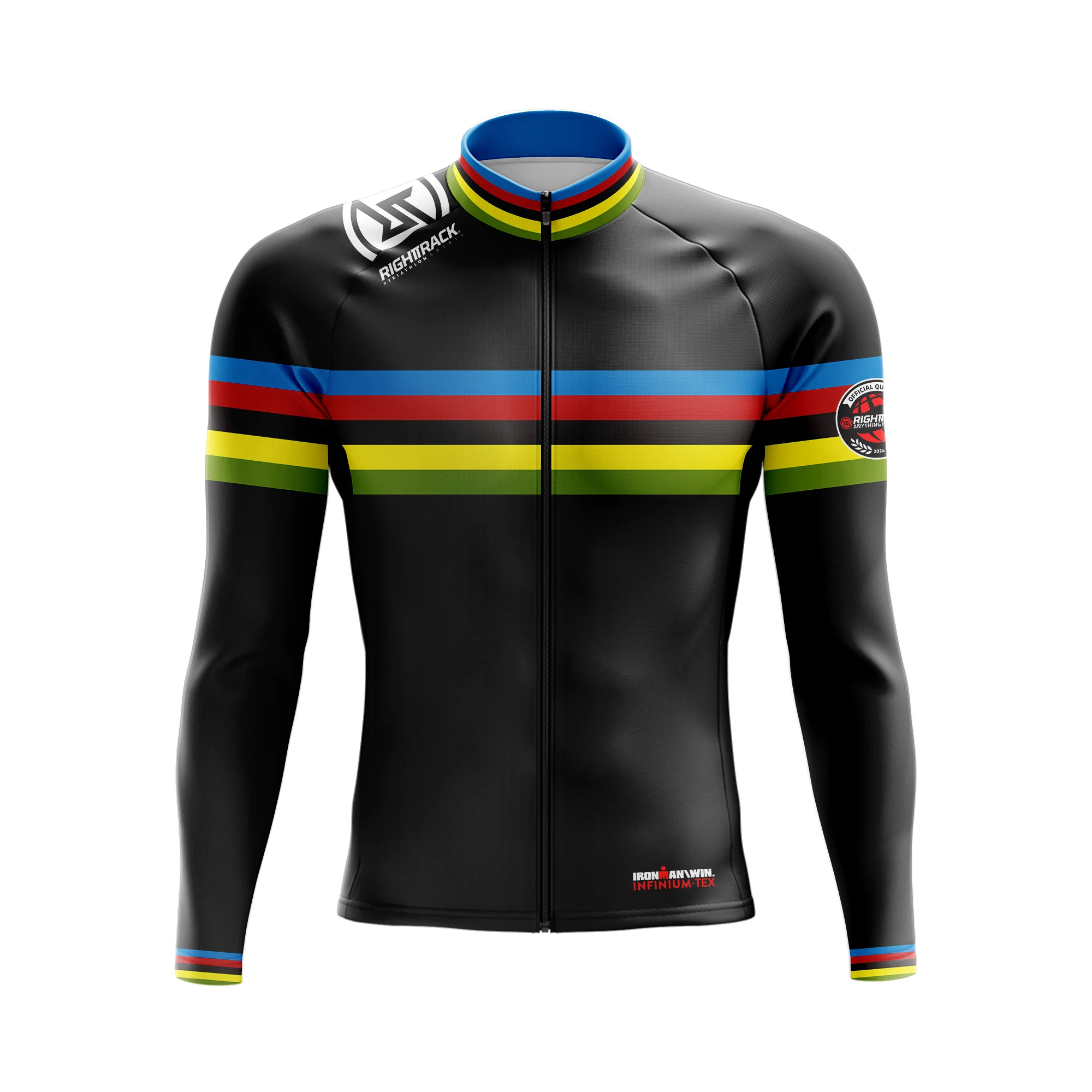 Champ SDWorx Winter Cycling Jersey Thermal Fleece Long Sleeve Jackets Protime Road Bike RightTrack Apparel