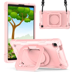 Enhanced Shockproof Tablet Case with 360° Rotatable Stand & Strap for Samsung Galaxy Tab A7 Lite (10)
