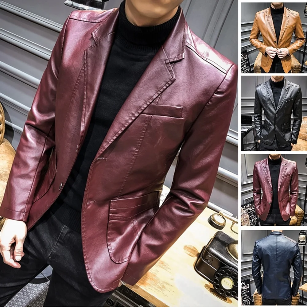 Mens Jackets Autumn and Winter Warm Coat Fashion Leather Jacket Men Clothing Jacket For Men Luxury
