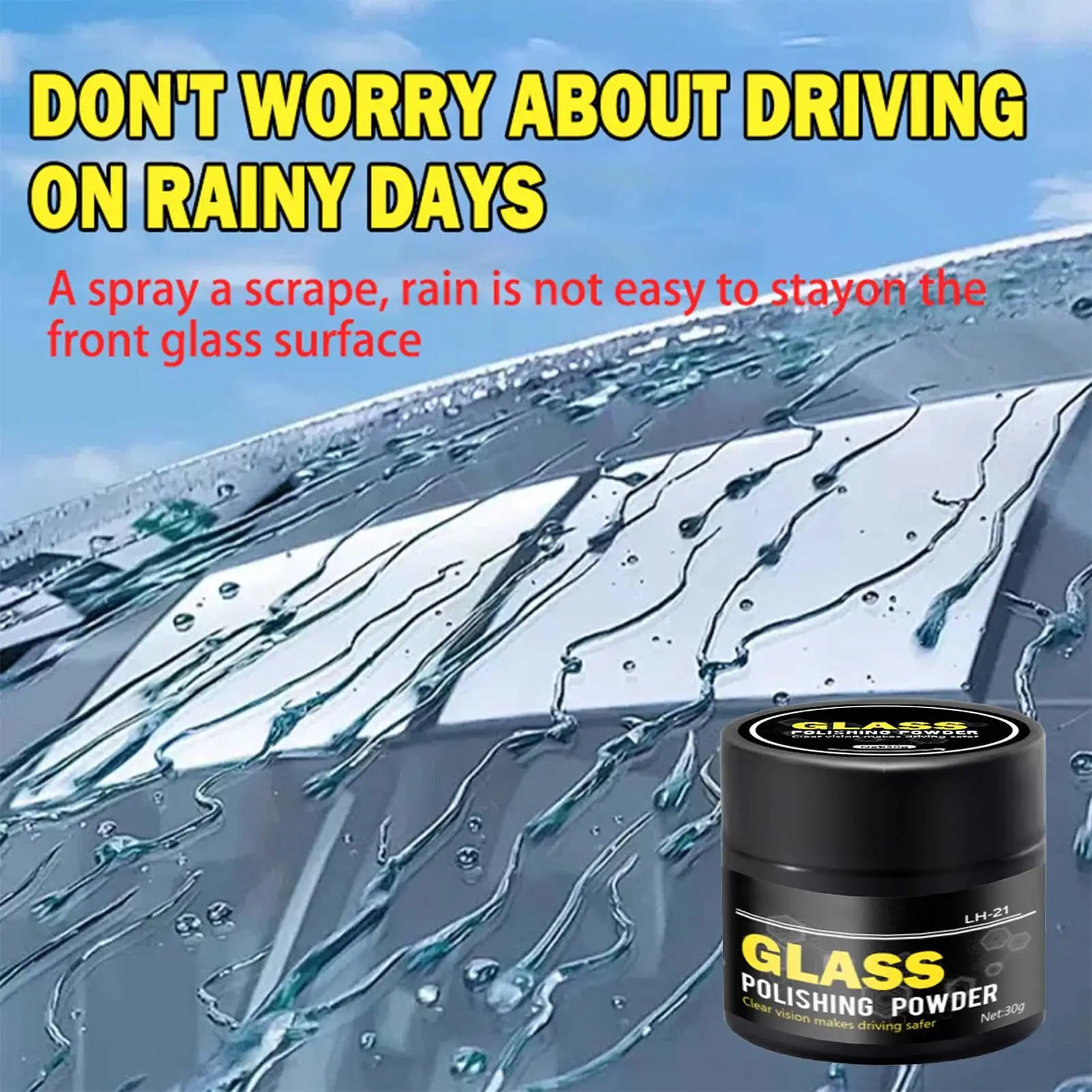 Cerium Oxide Glass Polishing Kit 5