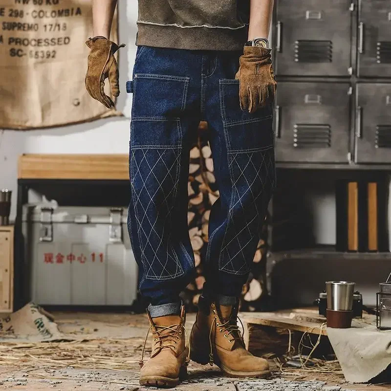 thumbnail image 1 of Pantalones Cargo Primavera Otoño Pantalones Vaqueros Masculinos Pantalones Gráficos para Hombre Diseñador Original Y2k Ropa de Calle Barata Vintage Harajuku Kpop, 1 of 4