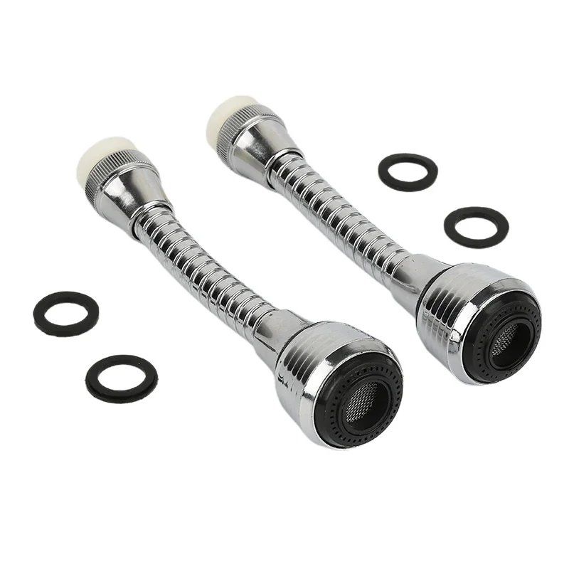 

360 Degree Adjustment Kitchen Faucet Extension Tube Bathroom Extension Water Tap Water Filter Foam Kitchen Faucet Accessories