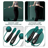Intelligent Cordless Jump Rope Negative Weight Ball Steel Wire Counting Jump Rope Adult Models Rope Training Sports Equipment 2