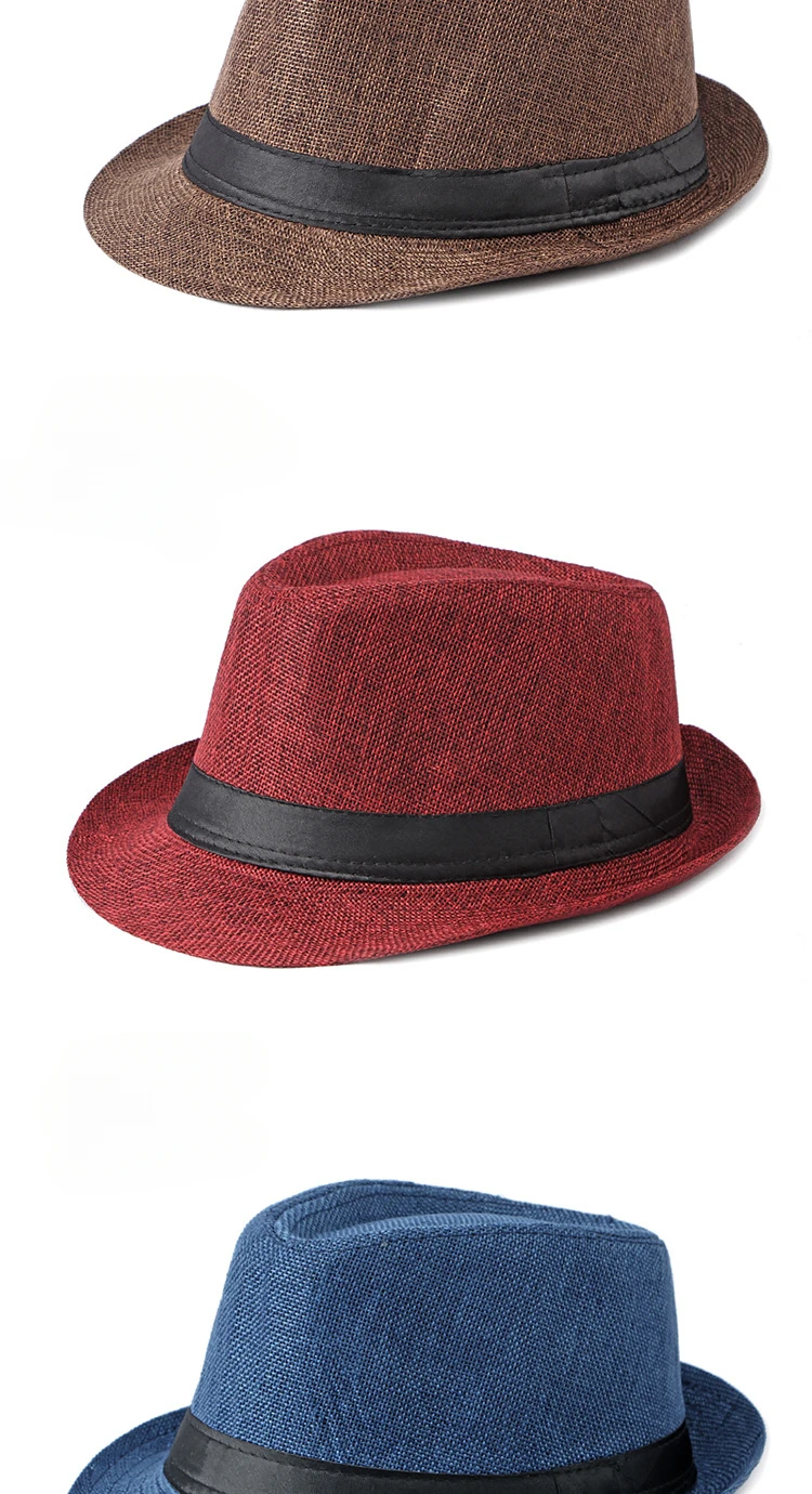 Linen Fedora for Men and Women 13 S314fc1306c0f455d806cded54c756045W