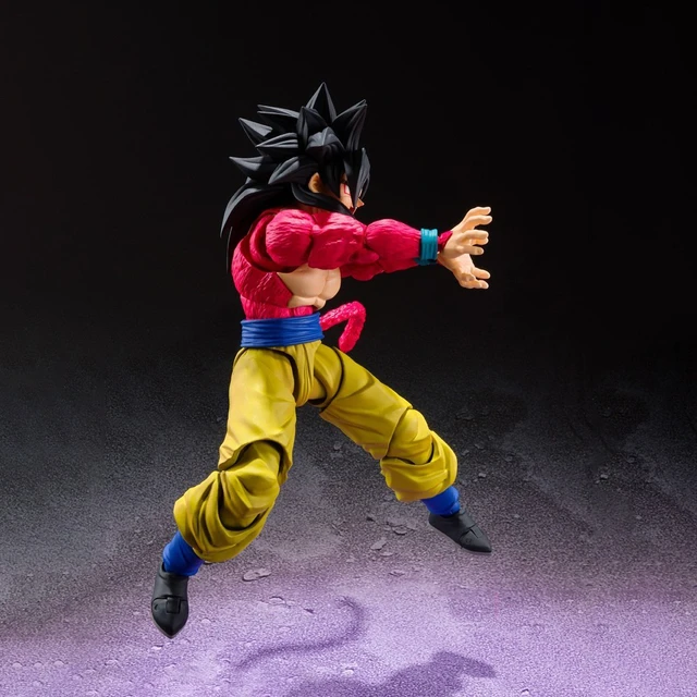 Bandai espíritos shf dragon ball gt super saiyan 4 filho goku kawaii anime  figura modelo dos desenhos animados figura de ação crianças brinquedos  colecionáveis - AliExpress