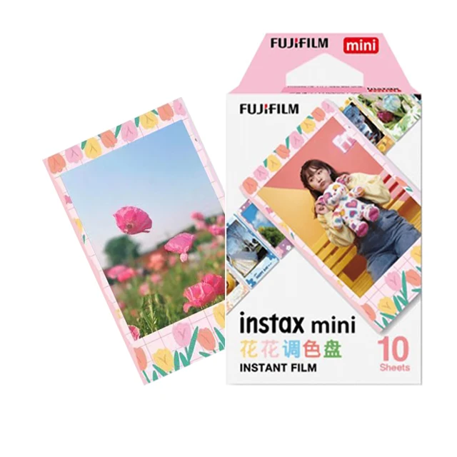 Fujifilm Instax Fuji Mini 12 11 8 9 Film Flower color palette Fuji Instant Photo Paper For 70 7s 50s 90 25 Share SP-1 Camera