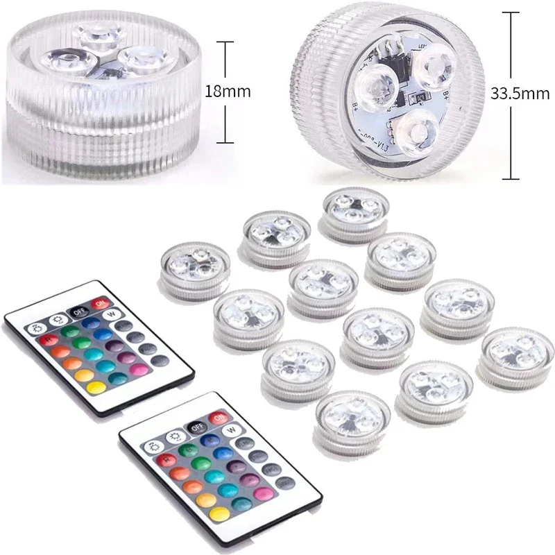 Pool Lights with Remote Color Changing Underwater Lamp for Above Ground Pools, B