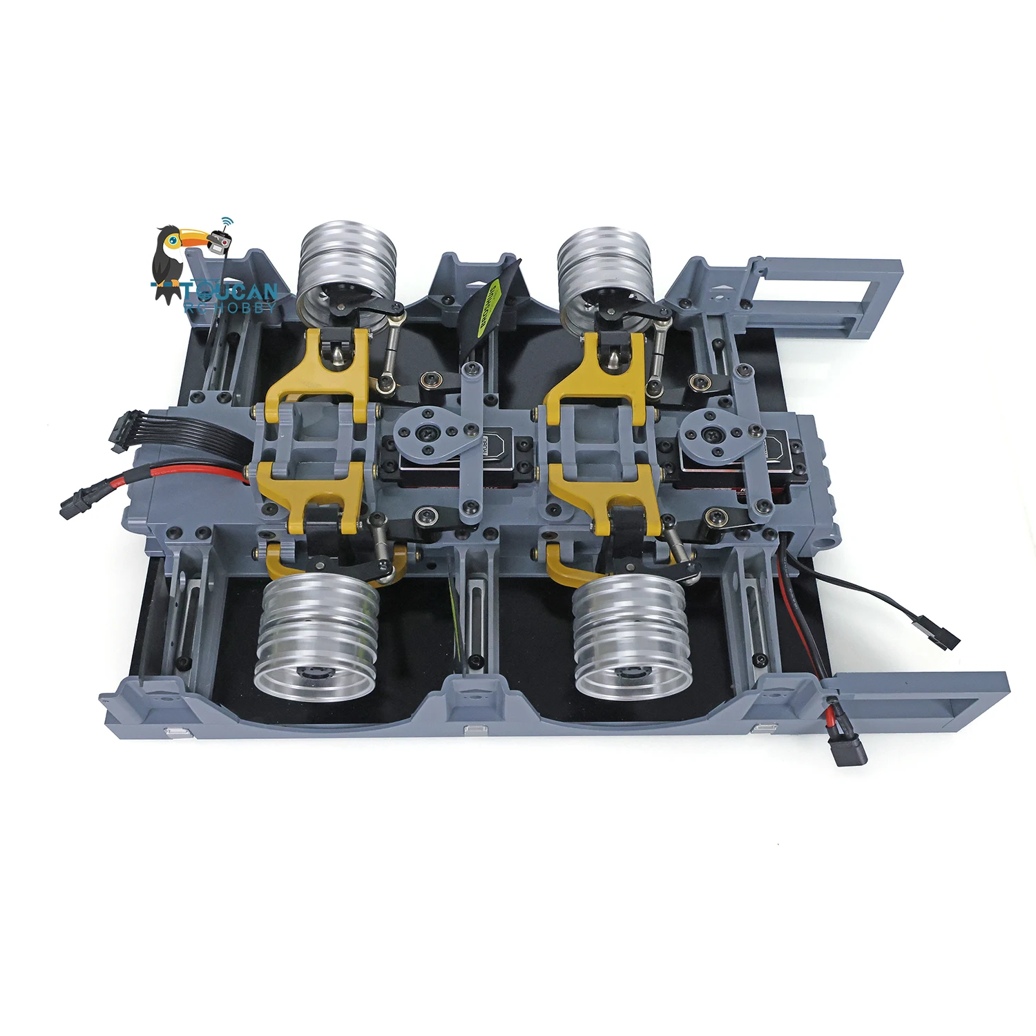 Fury Bear Metal 2 Axles Trailer Module For 1/14 Metal CNC 5 Axles