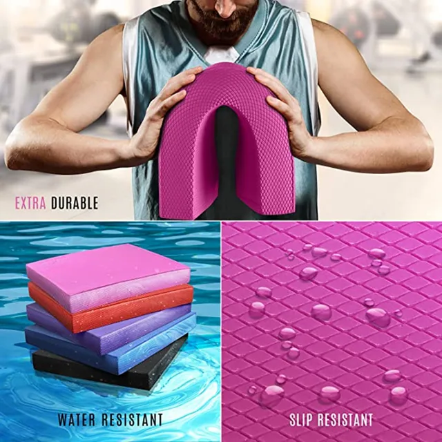 Soft Balance Pad TPE Yoga Mat Foam Exercise Pad Thick Balance Cushion Fitness Yoga Pilates Balance Board for Physical Therapy 3