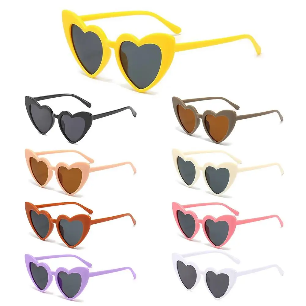 

3-9 Years Heart-Shaped Vintage Cute Toddler Sunglasses Heart Sunglasses Glasses Kids Sunglasses