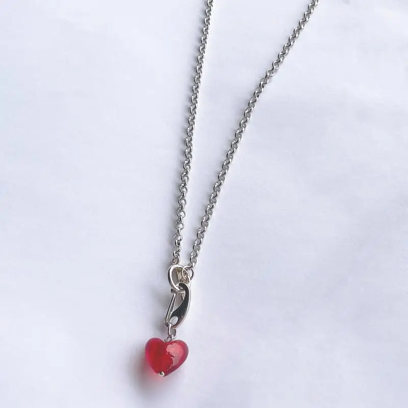 Collier Kpop Cœur Geste Main - Acier Inoxydable, Réglable, Pendentif Pour Fan, Cadeau Saint-Valentin