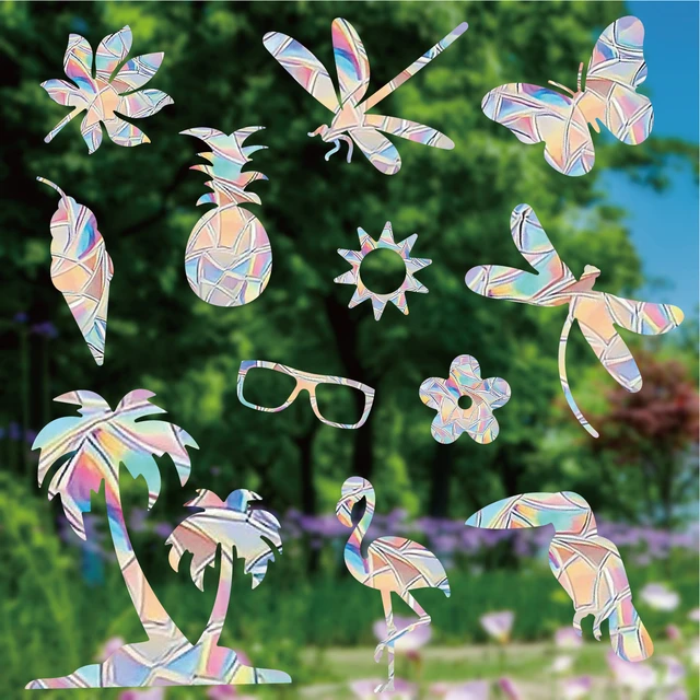 Flying Butterflies Sun Catcher Sticker