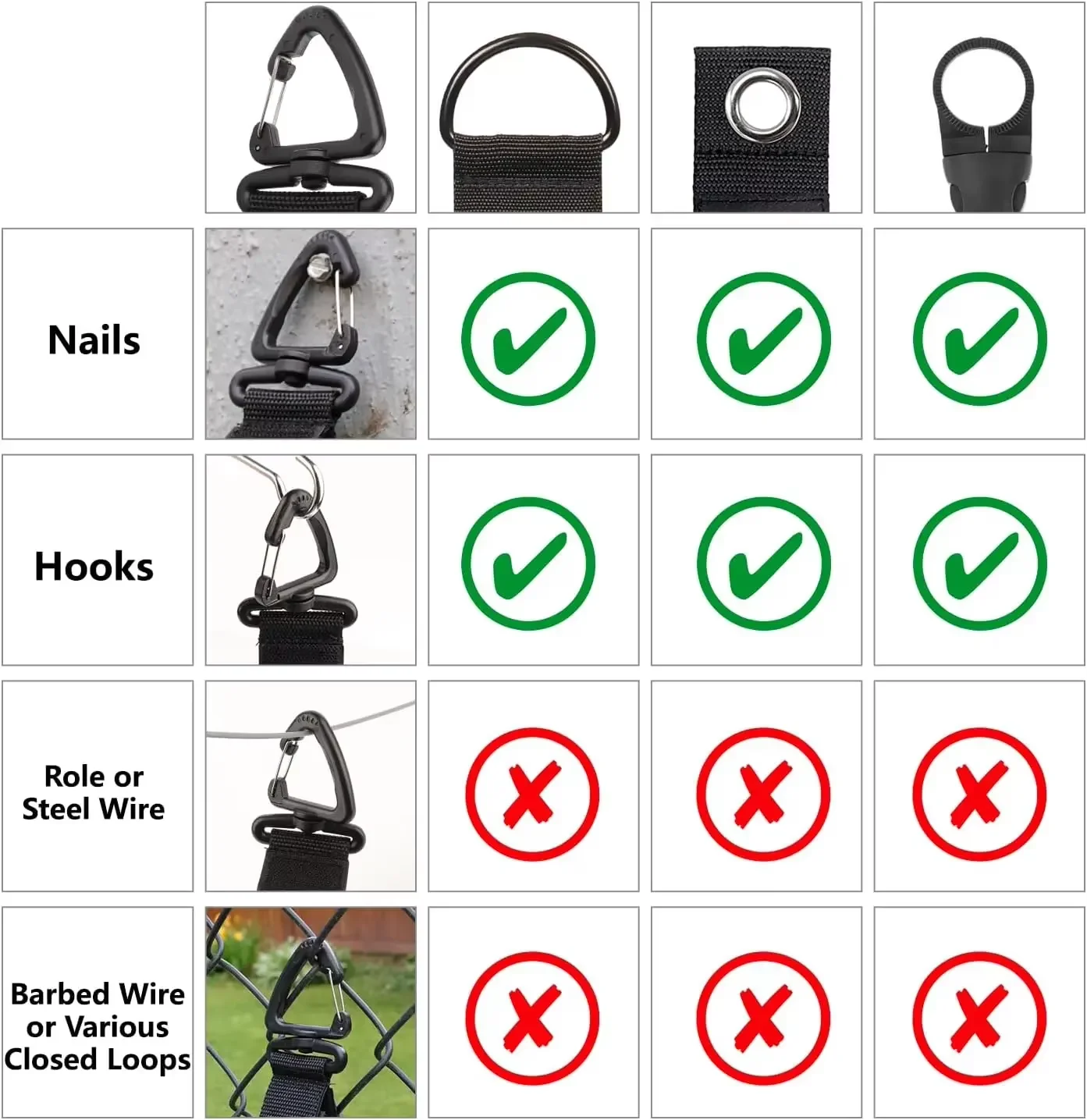Rotating Buckle Cord Organizer - Durable Nylon Storage Straps