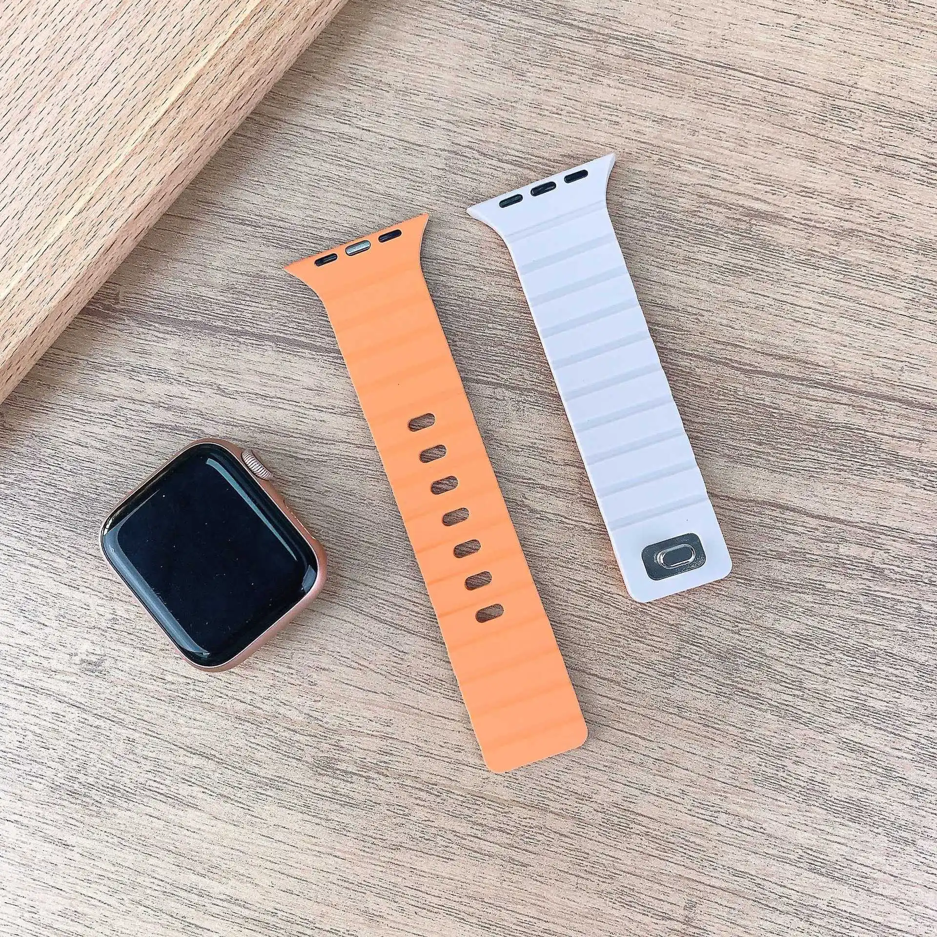 Magnetic Silicone Wristband Strap