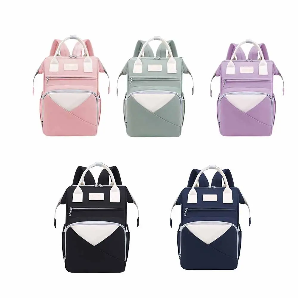 Nylon Mommy Bag Multifunctional Large Capacity Maternity Travel Bag Insulated Pockets Waterproof Nappy Bagpack Maternity