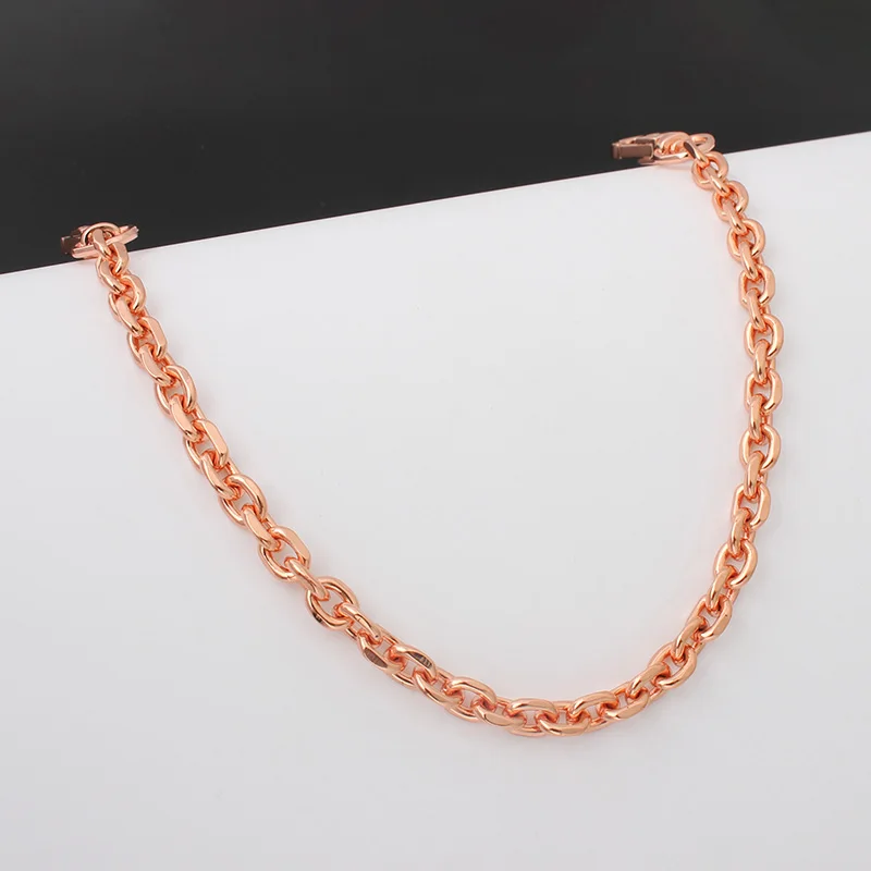 7Mm 7.5 Mm Rose  Gold O Shape Bag Strap Detachable Replacement Purse Chain Bag Belts Straps Handles Purse Hanger Parts New