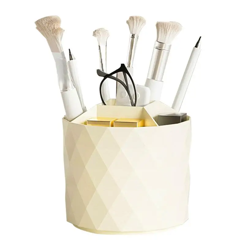 

Rotating Pencil Holder Large Capacity Desk Organizer Desktop Pencil Cup 360 Rotating Pencil Cup Pot Storage Box For Home School